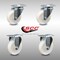 Service Caster 4 Inch SS Nylon Wheel Swivel Top Plate Caster Set with 2 Rigid SCC-SS20S414-NYS-2-R-2 - alternate 5
